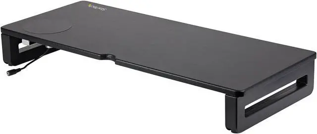 Alt view image 2 of 6 - StarTech.com Monitor Riser Stand with Wireless Charging Pad - 15W Qi Charger (Fast Wireless Charge) - Height Adjustable Computer Monitor/Laptop Riser Stand for Desk w/ Phone/Tablet Charger (MONSTADQI)