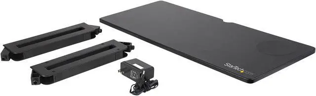 Alt view image 5 of 6 - StarTech.com Monitor Riser Stand with Wireless Charging Pad - 15W Qi Charger (Fast Wireless Charge) - Height Adjustable Computer Monitor/Laptop Riser Stand for Desk w/ Phone/Tablet Charger (MONSTADQI)