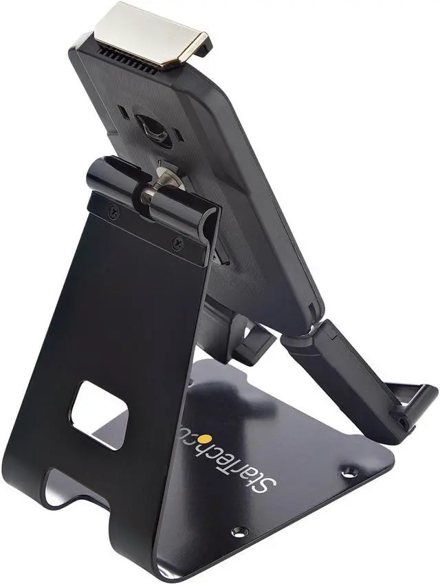Alt view image 5 of 11 - Secure Tablet Stand w/ K-Slot Cable Lock, Locking Tablet Holder for 7.9-13 inch Tablets, Universal Adjustable Tablet Mount for Desk/Surface, Lockable Anti-Theft Security Mount - Tablet Security Mount (SECTBLTDT)