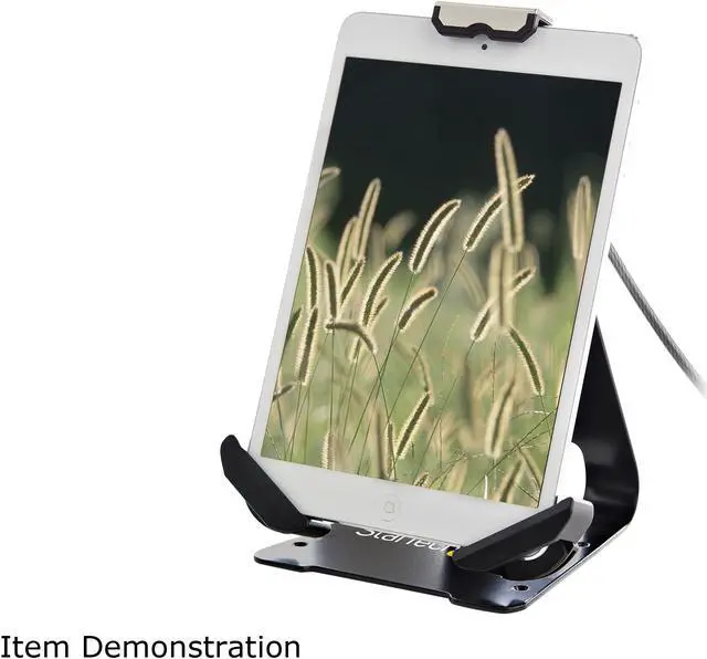 Alt view image 10 of 11 - Secure Tablet Stand w/ K-Slot Cable Lock, Locking Tablet Holder for 7.9-13 inch Tablets, Universal Adjustable Tablet Mount for Desk/Surface, Lockable Anti-Theft Security Mount - Tablet Security Mount (SECTBLTDT)