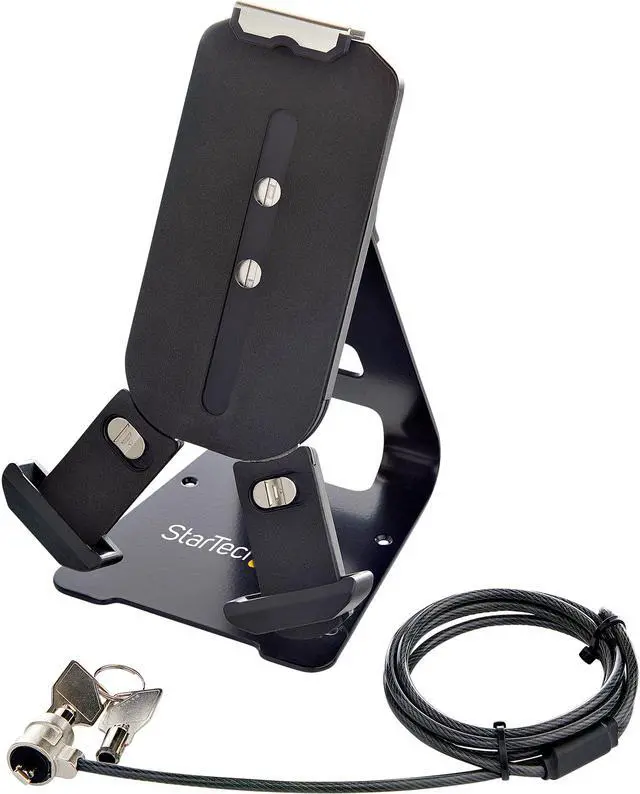 Main image of Secure Tablet Stand w/ K-Slot Cable Lock, Locking Tablet Holder for 7.9-13 inch Tablets, Universal Adjustable Tablet Mount for Desk/Surface, Lockable Anti-Theft Security Mount - Tablet Security Mount (SECTBLTDT)