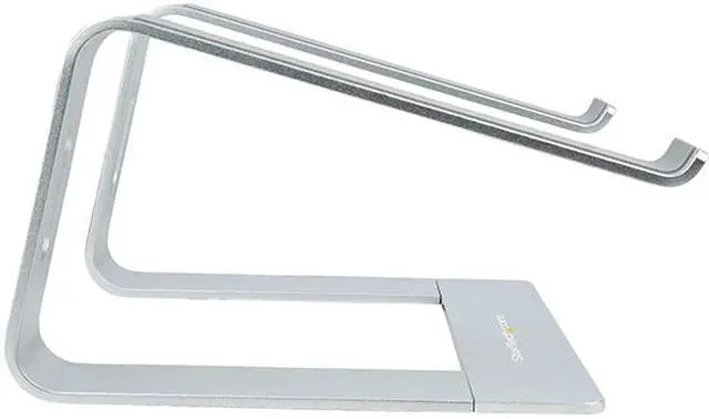 Alt view image 2 of 3 - StarTech Laptop Stand for Desk, Supports 5kg / 11lb, Aluminum, Silver, Ergonomic Laptop Riser, Portable Laptop Holder