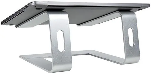 Alt view image 3 of 3 - StarTech Laptop Stand for Desk, Supports 5kg / 11lb, Aluminum, Silver, Ergonomic Laptop Riser, Portable Laptop Holder