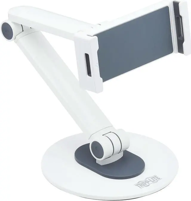 Alt view image 2 of 6 - Tripp Lite Full-Motion Flexible Long-Arm Desktop Smartphone and Tablet Mount - White DMTBD413