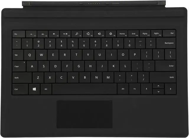 Alt view image 2 of 5 - Microsoft Black Type Cover for Surface Pro 3 Model RF2-00001