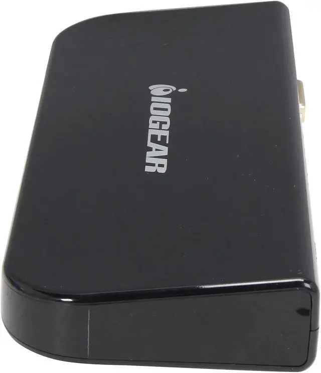 Alt view image 2 of 5 - IOGEAR Black GUD300 USB 3.0 Universal Docking Station