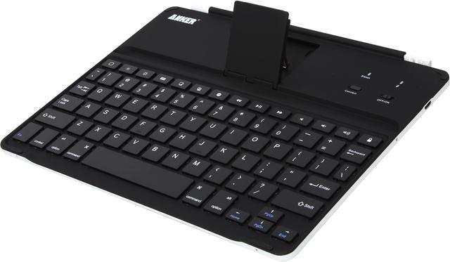 Anker Black Ultra-Slim Bluetooth Aluminum Keyboard Cover for iPad