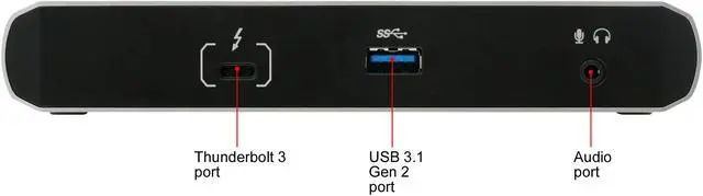 Alt view image 4 of 6 - IOGEAR GTD737 Quantum Dual Mode Thunderbolt 3 Dock Pro Station