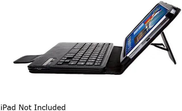 Alt view image 2 of 2 - i-Blason Black Samsung Galaxy Tab 3 8.0 Bluetooth Keyboard Portfolio Case Model GalaxyTab8-7KB-Blk