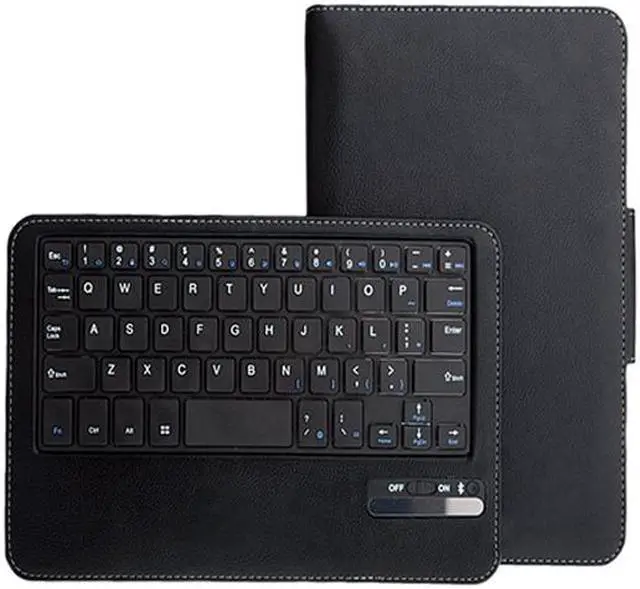 Main image of i-Blason Black Samsung Galaxy Tab 3 8.0 Bluetooth Keyboard Portfolio Case Model GalaxyTab8-7KB-Blk