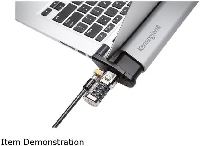 Alt view image 6 of 6 - Kensington Laptop Locking Station 2.0 with ClickSafe Combination Lock K64454WW