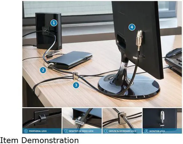 Alt view image 5 of 7 - Kensington Desktop & Peripherals Locking Kit 2.0 K64424WW
