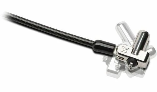 Alt view image 3 of 3 - Kensington N17 Keyed Dual Head Laptop Lock for Dell Devices - TAA - 6 ft Cable - Patented T-bar/Key Lock - Carbon Steel, Plastic - K67995TAA