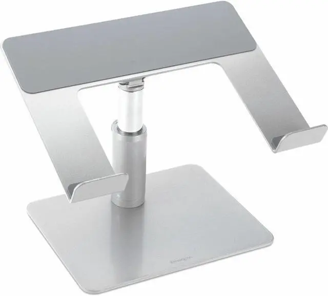Main image of Kensington Universal Tabletop Laptop Riser Up to 16" Screen Support - 17.60 lb Load Capacity - Tabletop - Steel, Aluminum, Silicone - Silver 11"x9"x8.3"
