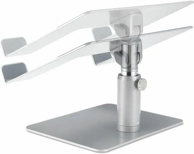 Alt view image 5 of 13 - Kensington Universal Tabletop Laptop Riser Up to 16" Screen Support - 17.60 lb Load Capacity - Tabletop - Steel, Aluminum, Silicone - Silver 11"x9"x8.3"