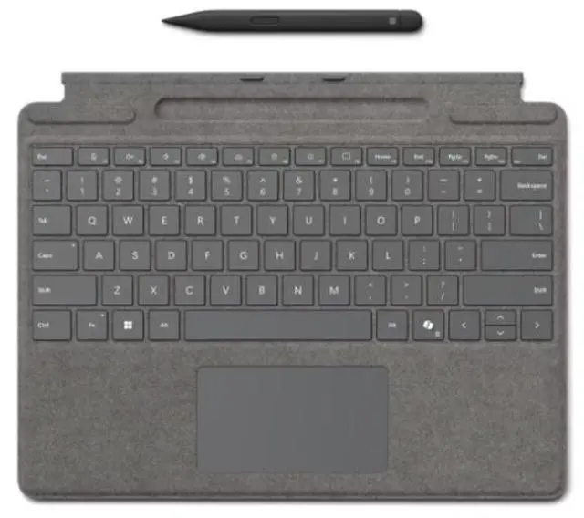 Main image of Microsoft Surface Pro 13in Keyboard - with Slim Pen - Platinum - English, Canada - Copilot-ready - EP2-43231