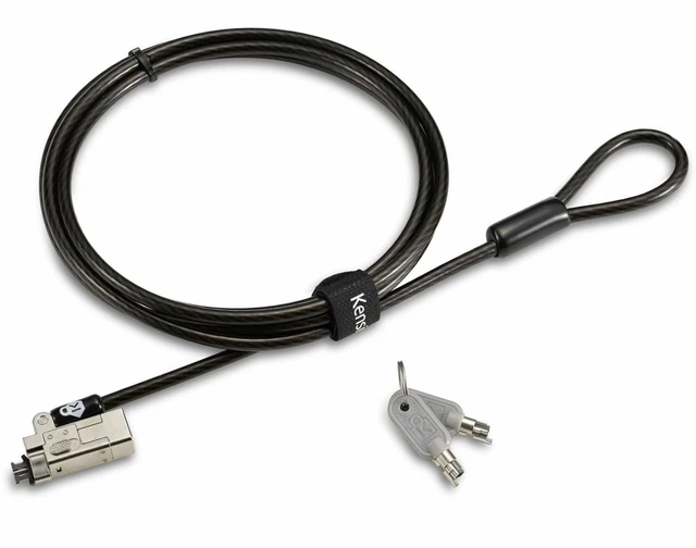 Main image of Kensington Slim NanoSaver 2.0 Keyed Laptop Lock - 6 ft Cable - Keyed Lock - Carbon Steel - 65021
