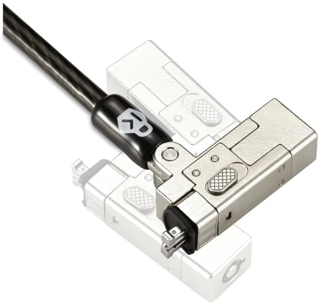 Alt view image 4 of 4 - Kensington Slim NanoSaver 2.0 Keyed Laptop Lock - 6 ft Cable - Keyed Lock - Carbon Steel - 65021