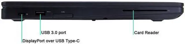 Alt view image 3 of 4 - DELL 14.0" Intel Core i5-6200U 8GB Memory 500GB SSD Windows 10 Pro 64-Bit NE5-31019