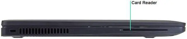 Alt view image 4 of 5 - DELL Grade A Laptop Intel Core i5-6300U 8GB Memory 256 GB SSD Intel HD Graphics 520 14.0" Non-Touch Screen Windows 10 Pro 64-Bit E7470