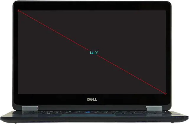 Alt view image 2 of 5 - DELL Grade A Laptop Intel Core i5-6300U 8GB Memory 256 GB SSD Intel HD Graphics 520 14.0" Non-Touch Screen Windows 10 Pro 64-Bit E7470