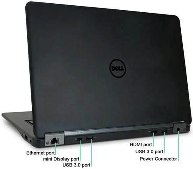 Alt view image 5 of 5 - DELL Latitude E7450 Laptop Intel Core i7 5th Gen 5600U (2.60 GHz) 16 GB Memory 512 GB SSD 14.0" Windows 10 Pro 64-bit Grade A