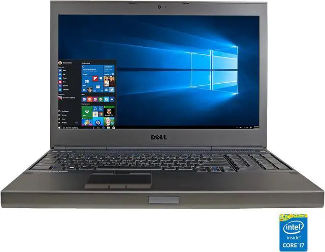 Main image of DELL Precision M4800 Laptop Intel Core i7 4th Gen 4800MQ (2.70 GHz) 8 GB Memory 240 GB SSD 15.6" Windows 10 Pro 64-bit Grade B