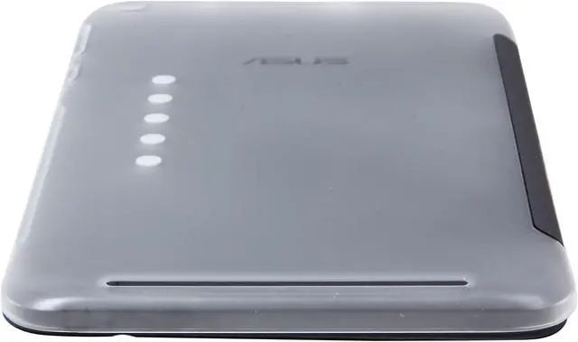 Alt view image 8 of 9 - ASUS Silver MagSmart Cover for MeMO Pad ME181, Sliver Stripe Model 90XB015P-BSL1N0