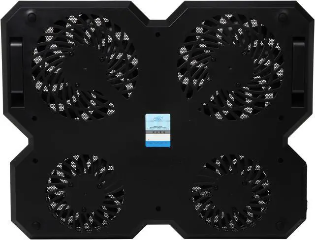 Alt view image 5 of 7 - DEEPCOOL Multi Core X6 Laptop Cooling Pad 15.6" Metal Mesh Panel 2*100MM and 2*140mm Fans
