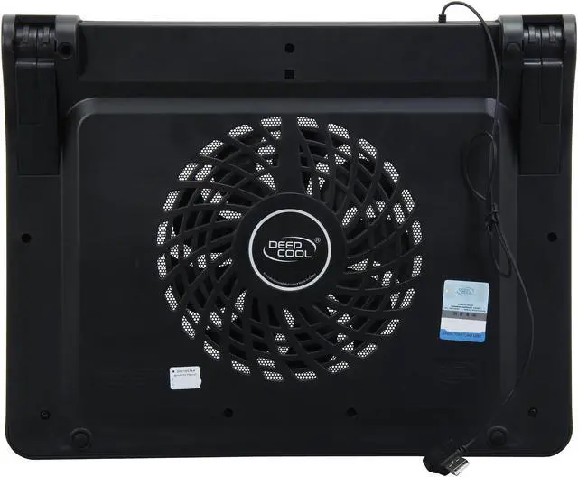 Alt view image 3 of 6 - DEEPCOOL N180 FS Laptop Cooling Pad 17" Metal Mesh Panel 180mm Fan
