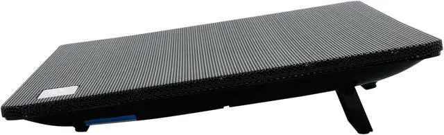 Alt view image 4 of 6 - DEEPCOOL N1 Laptop Cooling Pad 15.6" Fully Covered Metal Mesh Portable & slim design 180mm Fan