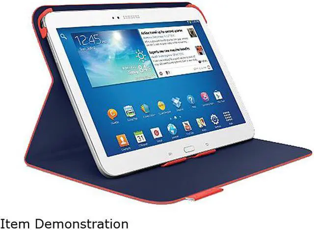 Main image of Logitech Red Orange Folio for 10.1-Inch Samsung Galaxy Tab 3 Model 939-000732