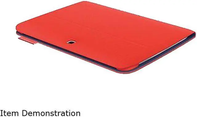 Alt view image 2 of 2 - Logitech Red Orange Folio for 10.1-Inch Samsung Galaxy Tab 3 Model 939-000732