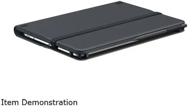 Alt view image 7 of 7 - Logitech Black Universal Folio with Integrated Keyboard for 9-10 inch Tablets-BLACK-US-BT-CAN-AMR/AP Model 920-008334