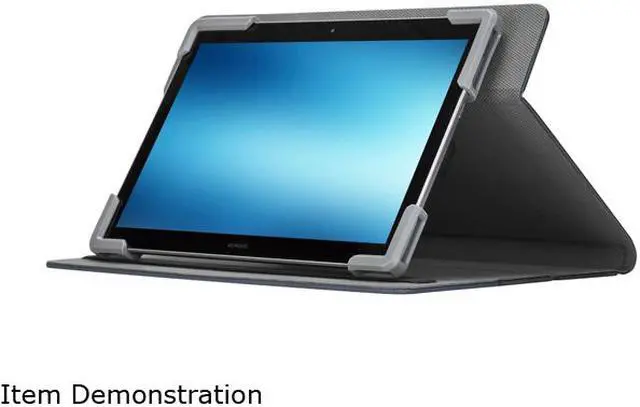 Alt view image 3 of 3 - Targus Fit-n-Grip Universal 9-10.5" 360° Rotating Tablet Case - Black