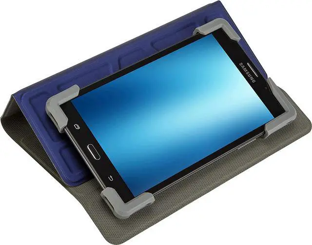 Alt view image 3 of 5 - Targus Pro-Tek Rotating Universal Case for 7 - 8.5" - Blue THZ78602GL