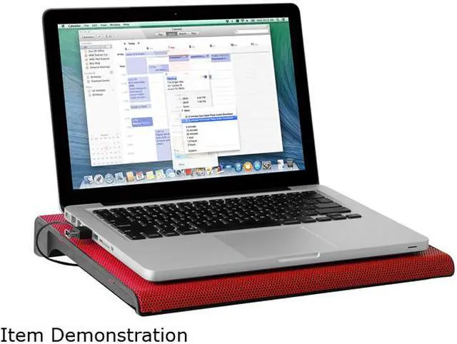 Alt view image 6 of 6 - Aluratek Laptop Cooling Pad ACP01FR