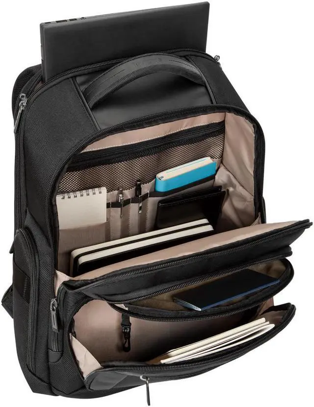 Alt view image 3 of 11 - Targus Mobile Elite TBB617GL Carrying Case (Backpack) for 15" to 16" Notebook - Black