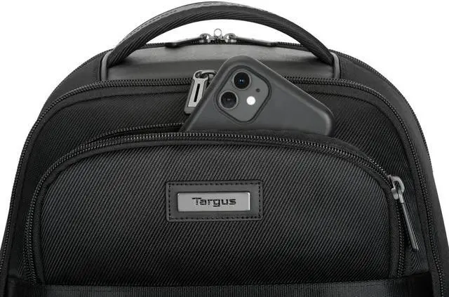 Alt view image 8 of 11 - Targus Mobile Elite TBB617GL Carrying Case (Backpack) for 15" to 16" Notebook - Black