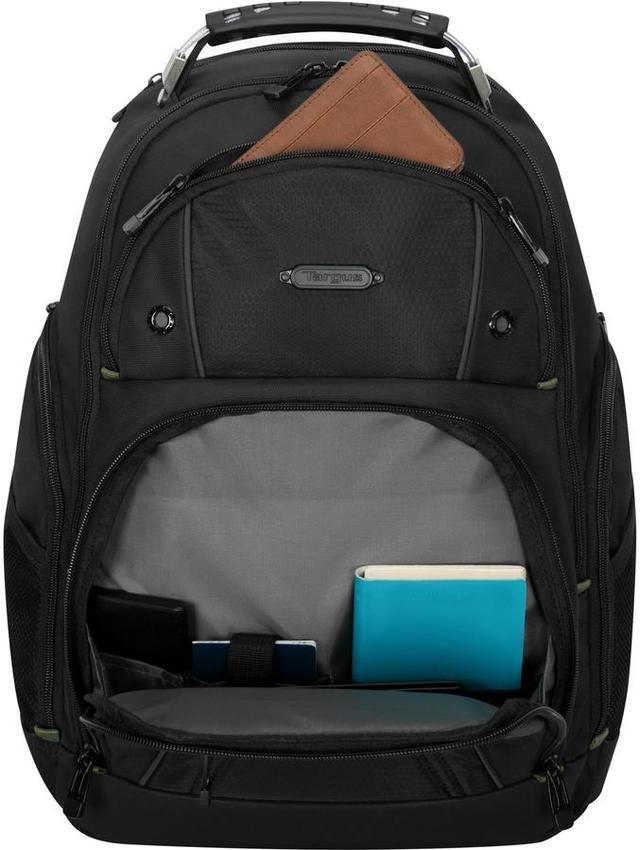 Alt view image 10 of 16 - Targus DRIFTER TBB63805GL Carrying Case Laptop Backpack for 15" to 16" Shoulder Strap Notebook Bag - Black
