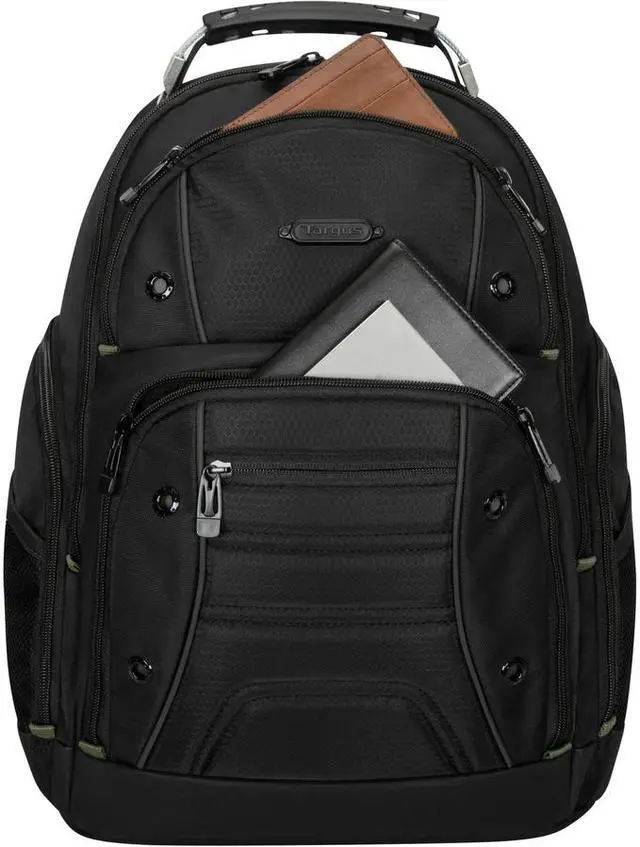 Alt view image 9 of 16 - Targus DRIFTER TBB63805GL Carrying Case Laptop Backpack for 15" to 16" Shoulder Strap Notebook Bag - Black