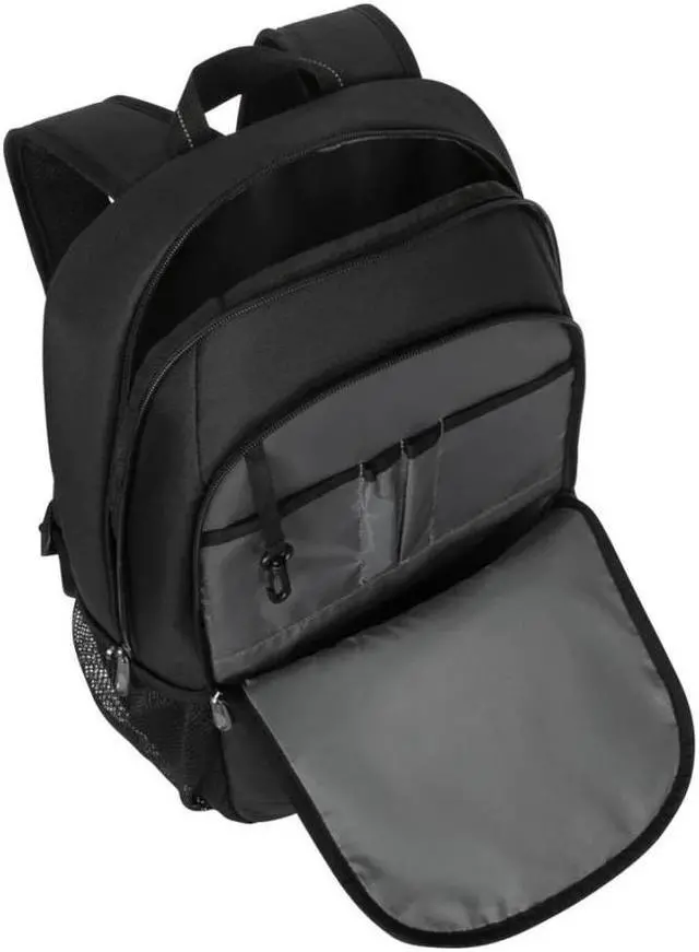 Alt view image 4 of 10 - Targus 15-16 Inch Classic Laptop Backpack - Fits Most Laptops up to 16", Padded Travel Backpack for Business Commuters, College, and Travel (TBB943GL)
