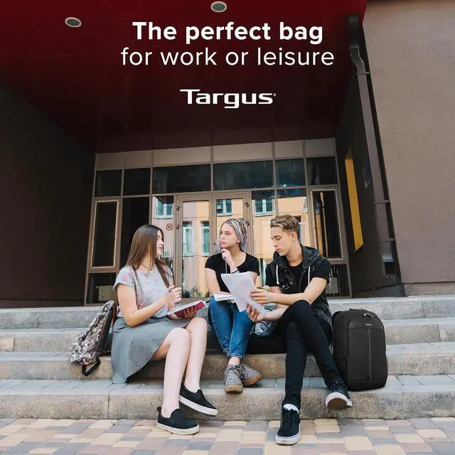 Alt view image 6 of 10 - Targus 15-16 Inch Classic Laptop Backpack - Fits Most Laptops up to 16", Padded Travel Backpack for Business Commuters, College, and Travel (TBB943GL)