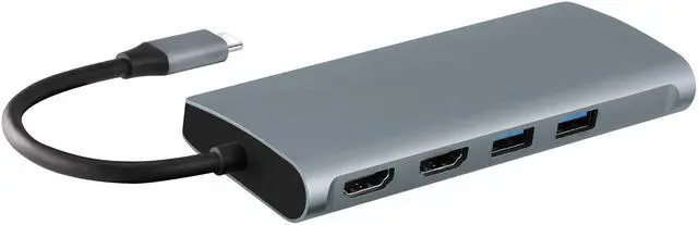 Alt view image 3 of 4 - Adesso AUH-4040 9-in-1 USB-C Multi-Port Docking Station (TAA Compliant)