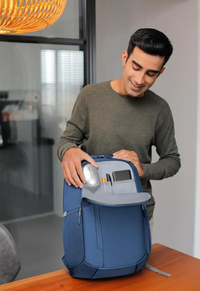 Alt view image 6 of 10 - Dell EcoLoop Urban Laptop Backpack DELL-CP4523B Blue