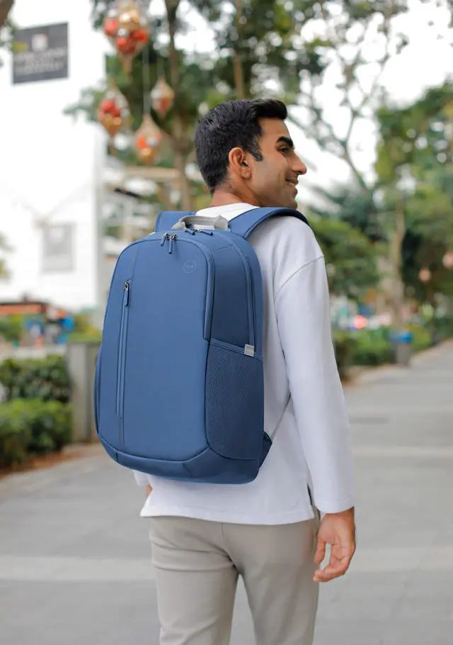 Alt view image 9 of 10 - Dell EcoLoop Urban Laptop Backpack DELL-CP4523B Blue