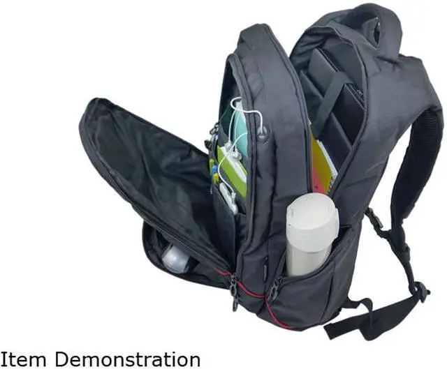 Alt view image 4 of 7 - Rosewill 16" Notebook Computer Backpack Model RL-Alpha