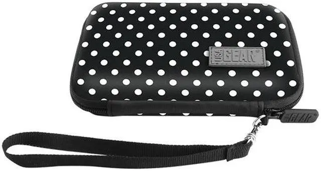 Alt view image 3 of 5 - USA Gear Polka Dot H Series Hardshell 5 Portable Hard Shell Case with Weather- Resistant EVA Design Model GRHS500100PDEW