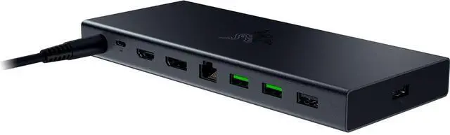 Alt view image 3 of 3 - Razer USB 4 Dock: 14 Ports (Type C, Type A, HDMI, DP, Ethernet, SD, 3.5mm) RC21-02280100-R3U1
