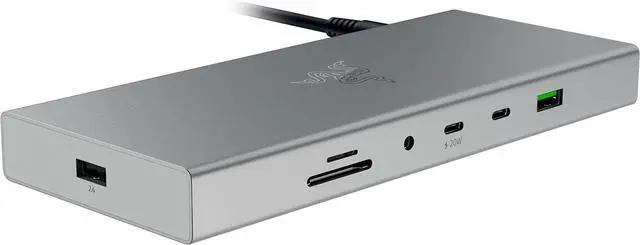 Main image of Razer USB 4 Dock: 14 Ports (Type C, Type A, HDMI, DP, Ethernet, SD, 3.5mm)  RC21-02280200-R3U1